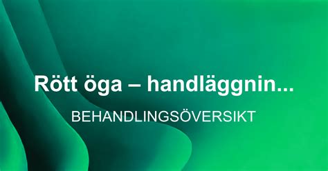 Ensidigt rött öga